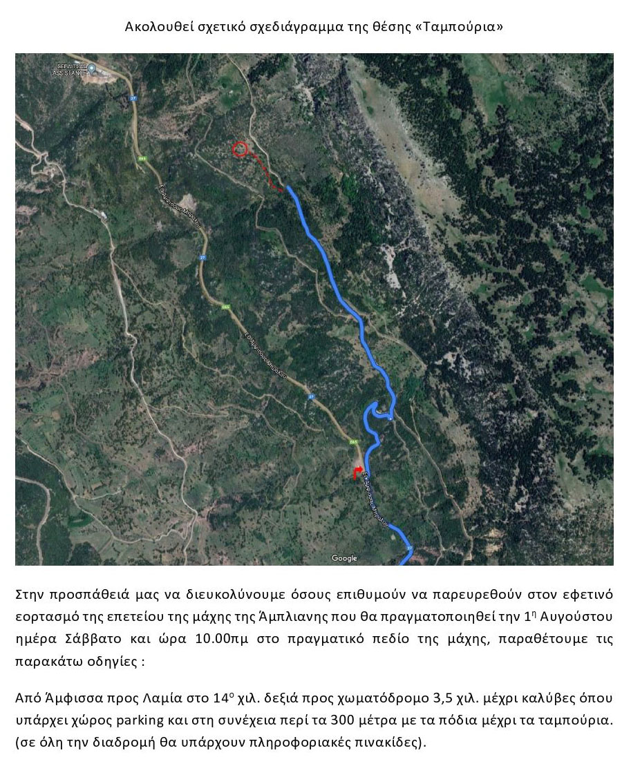 Μάχης της Άμπλιανης οδηγίες